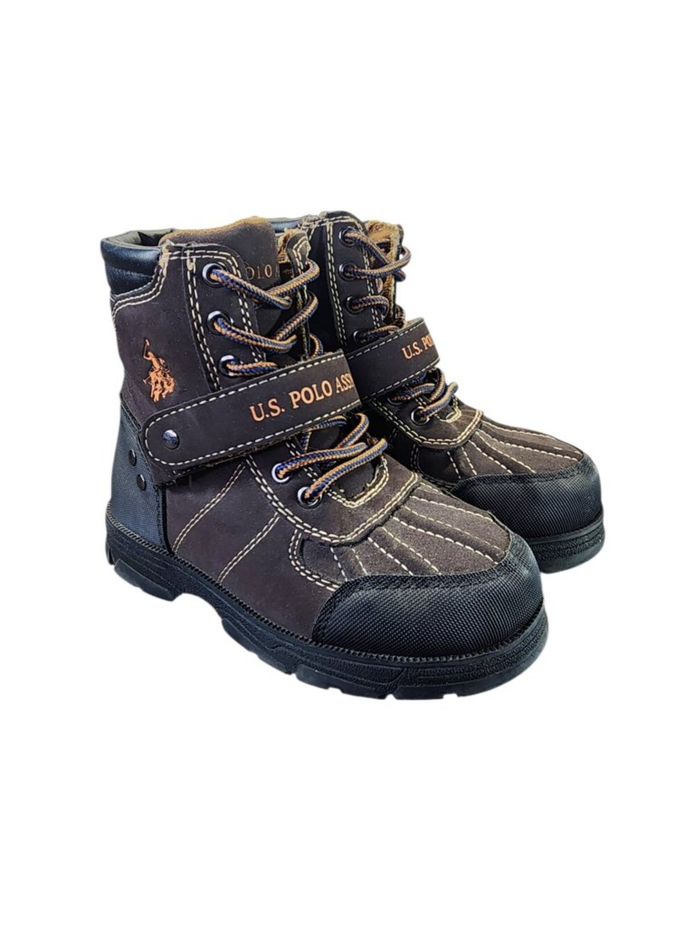 U.S. Polo Assn. Connor Duck Boots Youth Size 12M Brown